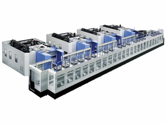 bild på linjärt pallet system