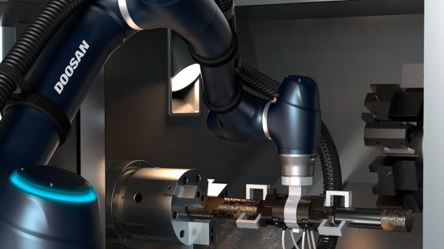 bild på doosan kollaborativ robot